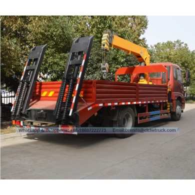 6300 kg FOTON AUMAN 4 X 2 Camión de cama plana con grúa
