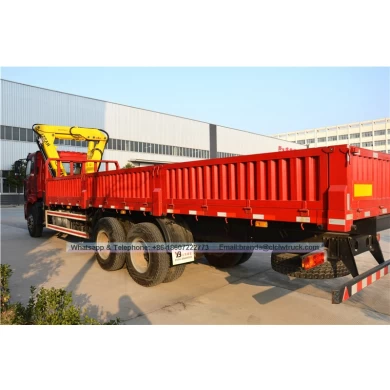 6x4 FAW 12000 kg Crane plegable hidráulico Crane montada