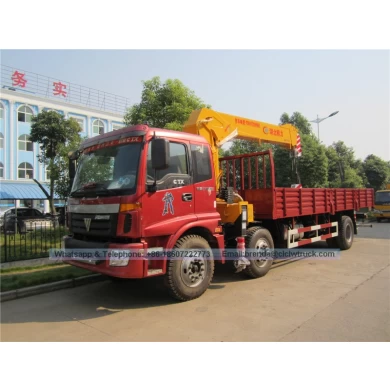 Foton Auman 6x2 8-10 toneladas pluma hidráulica carro de la grúa