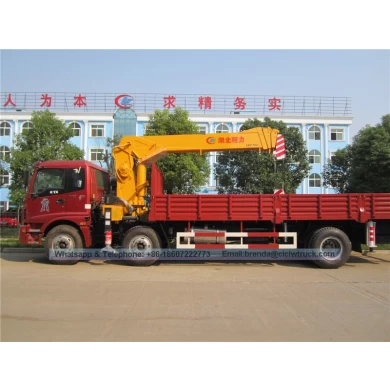 Foton Auman 6x2 8-10 toneladas pluma hidráulica carro de la grúa