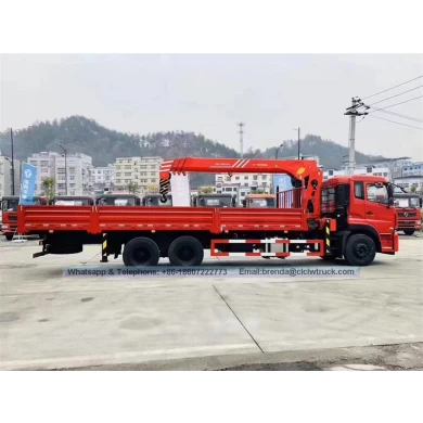 6x4 Dongfeng Kinland 12 ton camion grue
