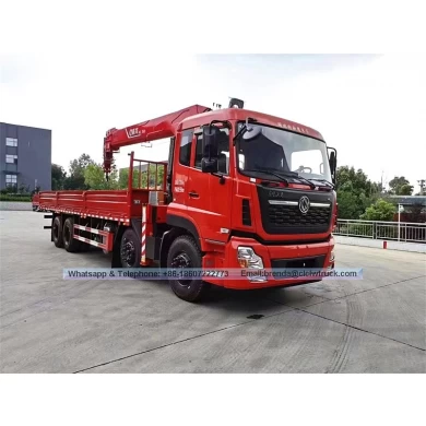 Grúa montada en camión 8x4 Dongfeng Kinland 14-16 Ton con la grúa