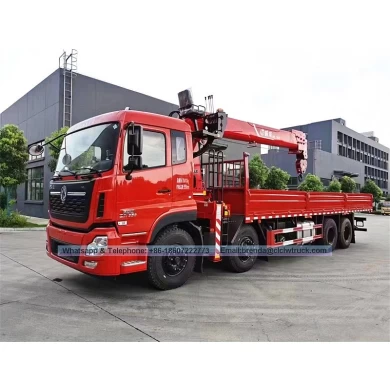 Grúa montada en camión 8x4 Dongfeng Kinland 14-16 Ton con la grúa