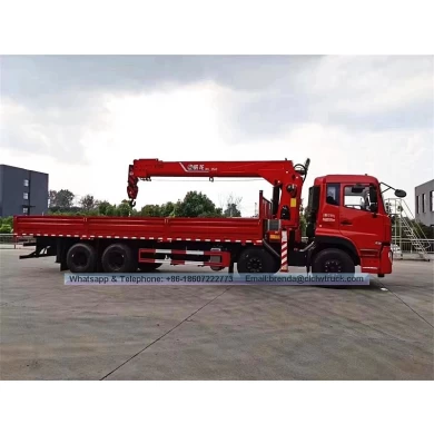 Grúa montada en camión 8x4 Dongfeng Kinland 14-16 Ton con la grúa