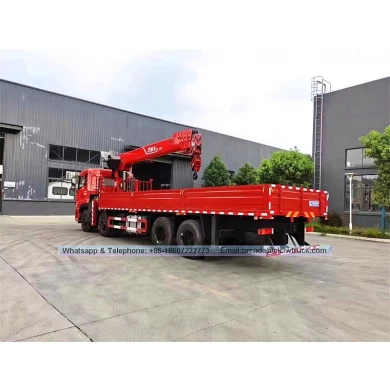 Grúa montada en camión 8x4 Dongfeng Kinland 14-16 Ton con la grúa