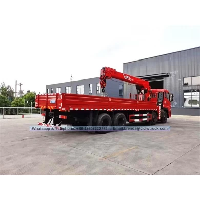 Grúa montada en camión 8x4 Dongfeng Kinland 14-16 Ton con la grúa