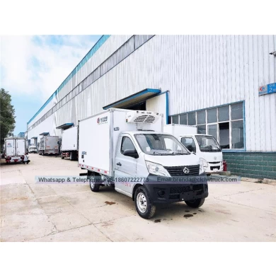 Nhà cung cấp xe tải tủ lạnh Changan ở Trung Quốc, xe tải tủ lạnh mini, xe tải tủ lạnh 4x2