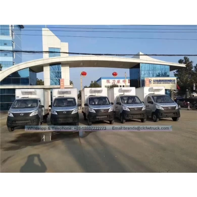 Nhà cung cấp xe tải tủ lạnh Changan ở Trung Quốc, xe tải tủ lạnh mini, xe tải tủ lạnh 4x2
