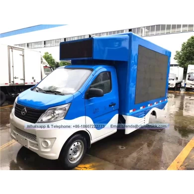 China Changan P4-P8 mini exhibición camión publicitaria