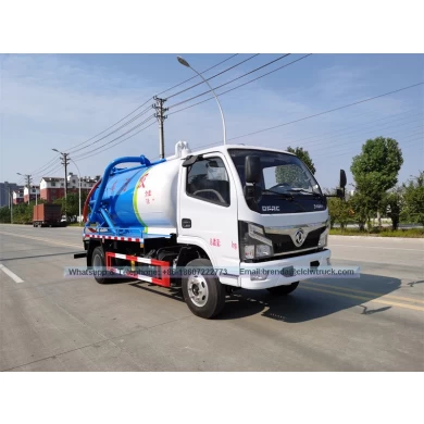 China Mejor Vehículos de Tratamiento de Alciinato 5000L 6 CBM Camsáneo móvil Camión de succión de aguas residuales