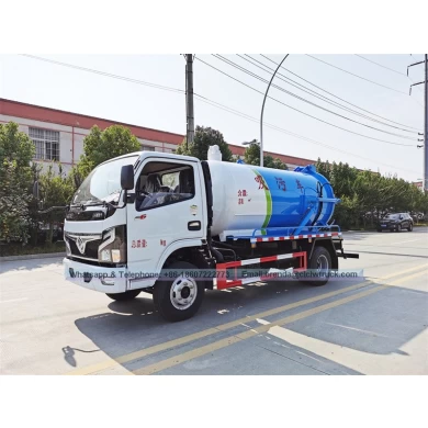 Xe xử lý nước thải tốt nhất của Trung Quốc 5000L 6 CBM Tanker Tanker SWUT