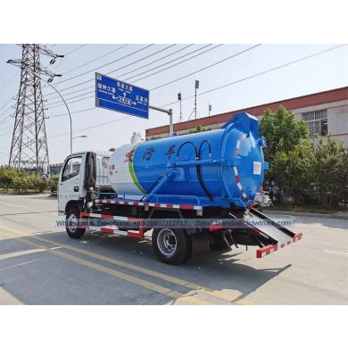 Xe xử lý nước thải tốt nhất của Trung Quốc 5000L 6 CBM Tanker Tanker SWUT