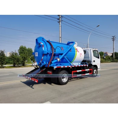 Xe xử lý nước thải tốt nhất của Trung Quốc 5000L 6 CBM Tanker Tanker SWUT