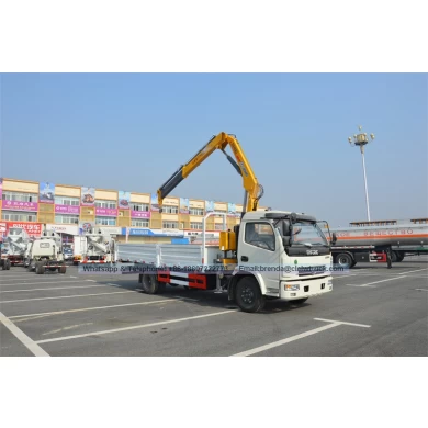 Chine Folding Grue Fournisseur, sur camion pliant constructeur grue En Chine, 4000kgs Camion-grue Fabricant Chine