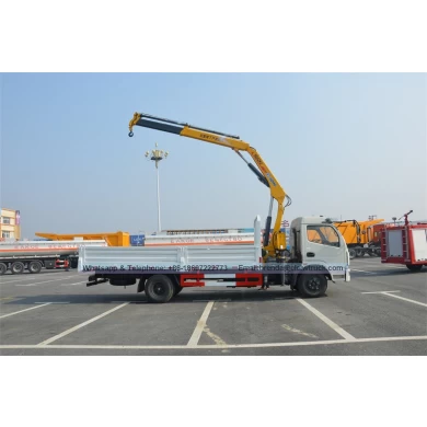 Chine Folding Grue Fournisseur, sur camion pliant constructeur grue En Chine, 4000kgs Camion-grue Fabricant Chine