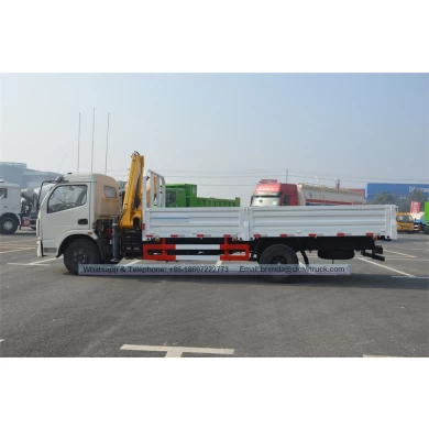 Chine Folding Grue Fournisseur, sur camion pliant constructeur grue En Chine, 4000kgs Camion-grue Fabricant Chine