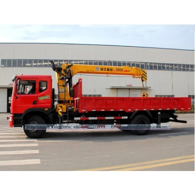 Fabricante de China Dongfeng 5 toneladas multiusos Camión Grúa móvil