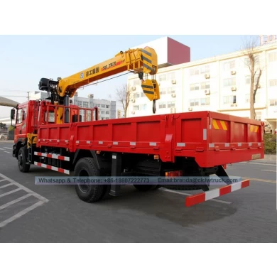 Fabricante de China Dongfeng 5 toneladas multiusos Camión Grúa móvil