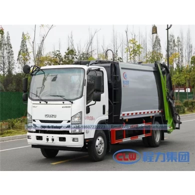 Isuzu 5-8M3压缩垃圾车，中国垃圾车供应商