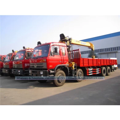 Chinese Dongfeng Manufacturer 8x4 12-14 tons Truck Cargo Crane