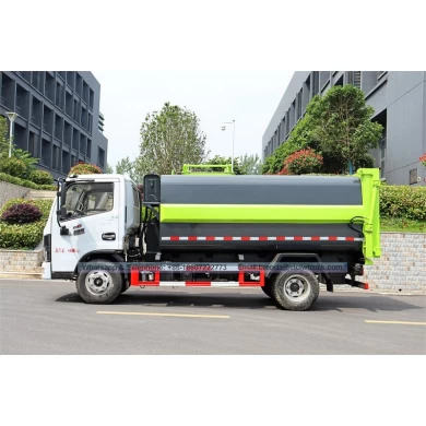 Camión de la basura DFAC 4X2 5 CBM hidráulica levantador