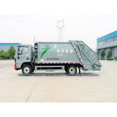 DFAC 4x2 Camina de basura de compresión de 8cbm