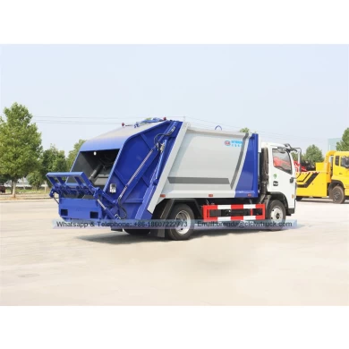 Dongfeng 5-7m3 Compression Garbage Truck (نظام التحكم التلقائي واليدوي)