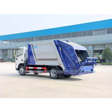 Dongfeng 5-7m3 Compression Garbage Truck (نظام التحكم التلقائي واليدوي)