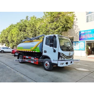 Ổ đĩa tay trái của Dongfeng hoặc ổ đĩa tay phải 4x2 4x4 7CBM 7M3 7000L 7000 lít giá xe tải hút trong phân