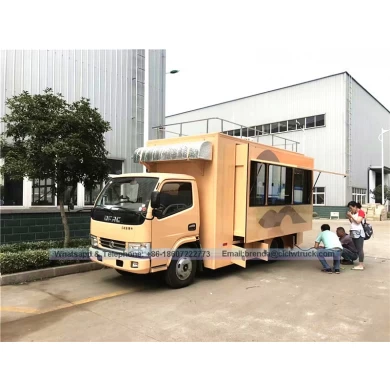 DongFeng brand fashion model- mobile ice cream truck- fast food truck for sale