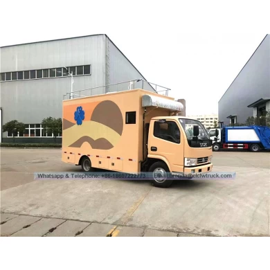 DongFeng brand fashion model- mobile ice cream truck- fast food truck for sale