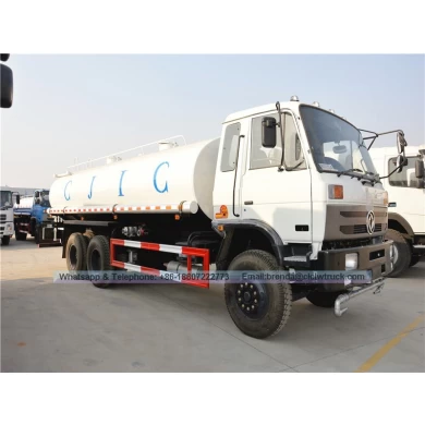 Dongfeng 15m3 Prix de camion de pétrolier à eau, 6x4 camion-eau de rue à vendre, fournisseur de camion-réservoir d'eau Chine