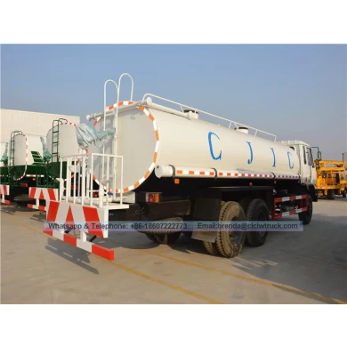 Dongfeng 15m3 Prix de camion de pétrolier à eau, 6x4 camion-eau de rue à vendre, fournisseur de camion-réservoir d'eau Chine