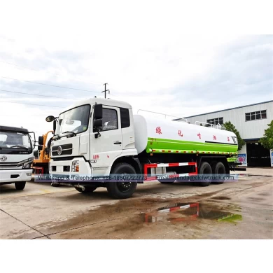 Dongfeng 20000Liter Water Truck Fournisseur, camion à eau de 20cbm, vente de camions à eau 6x4 en Chine