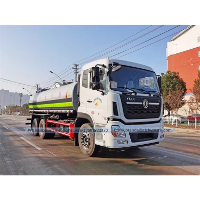 Dongfeng 25000liter Water Truck fournisseur à vendre chine, 6x4 25cbm camion-réservoir d'eau