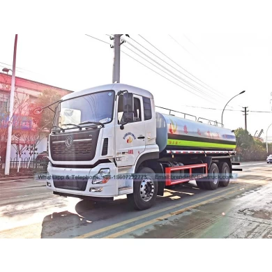 Dongfeng 25000liter Water Truck fournisseur à vendre chine, 6x4 25cbm camion-réservoir d'eau