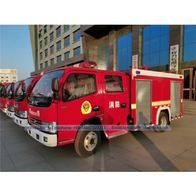 Dongfeng 4000Liter fournisseur de camion de pompiers Chine, 4X2 4CBM réservoir d'eau fabricant feu de camion de combat