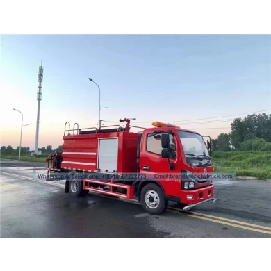 Dongfeng 4000liter Water Bể cứu hỏa, nhà sản xuất xe cứu hỏa 4x2 4cbm