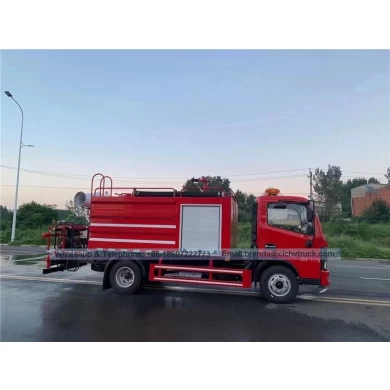 Dongfeng 4000liter Water Bể cứu hỏa, nhà sản xuất xe cứu hỏa 4x2 4cbm