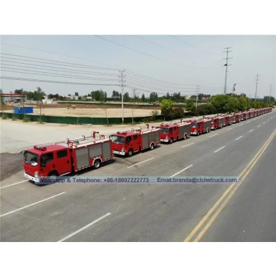 Fabricante de caminhões de bombeiros de Isuzu 5000liter China, fornecedor de caminhões de bombeiros de 5cbm 4x2 para venda