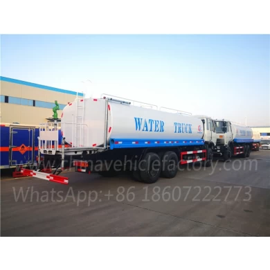 Dongfeng 6x4 camión de tanque de agua de 20000 litros