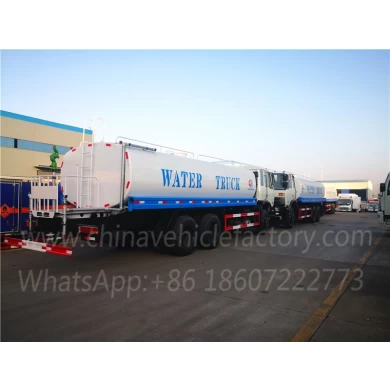 Dongfeng 6x4 camión de tanque de agua de 20000 litros