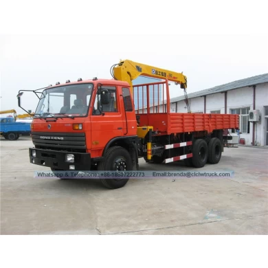 Dongfeng 6x4 8000kgs Boom Truck Mounted Crane, 8 tons Arm Crane Truck