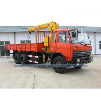 Dongfeng 6x4 8000kgs Boom Truck Mounted Crane, 8 tons Arm Crane Truck