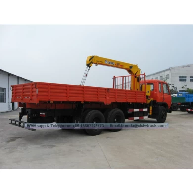 Dongfeng 6x4 8000kgs Boom Truck Mounted Crane, 8 tons Arm Crane Truck