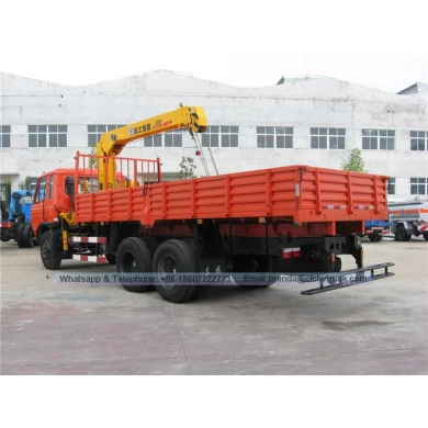 Dongfeng 6x4 8000kgs Boom Truck Mounted Crane, 8 tons Arm Crane Truck
