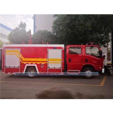 Camión de bomberos japonés de agua isuzu con tanque de agua de 3 cbm