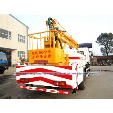 Dongfeng Kingrun 22 mètres de haut Plate-forme de levage d'un camion avec fonction d'eau