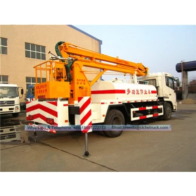 Dongfeng Kingrun 22 mètres de haut Plate-forme de levage d'un camion avec fonction d'eau