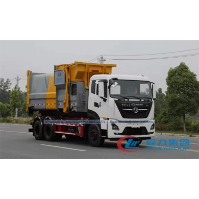 Dongfeng Kinland 16cbm Camión de basura de contenedor desmontable